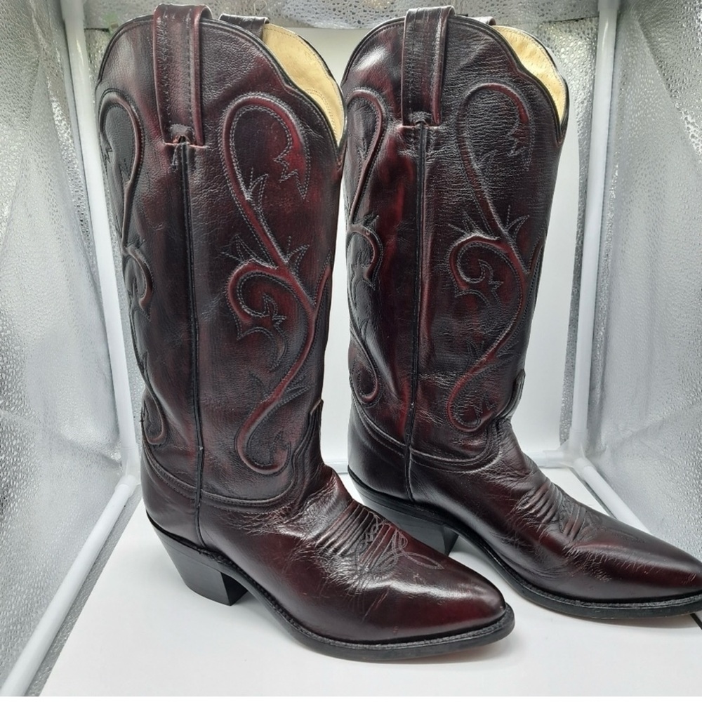 Dan Post Cherry Red Western Boots